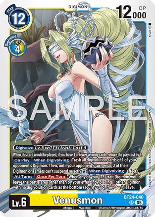 Venusmon (BT24-040) Foil Super Rare - Time Stranger