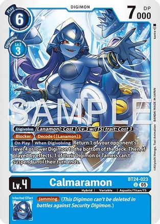 Calmaramon (BT24-023)  Uncommon - Time Stranger