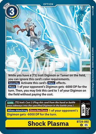 Shock Plasma (BT24-092)  Uncommon - Time Stranger
