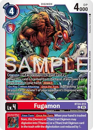 Fugamon (BT24-013)  Uncommon - Time Stranger