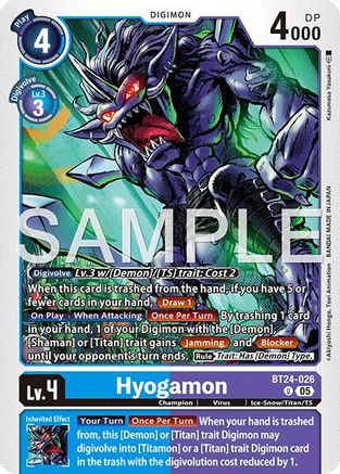 Hyogamon (BT24-026)  Uncommon - Time Stranger