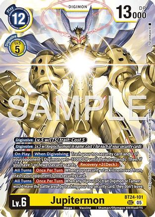 Jupitermon (BT24-101) Foil Secret Rare - Time Stranger