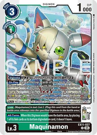 Maquinamon (EX11-027)  Common - Dawn of Liberator