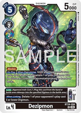 Dezipmon (BT24-056) Foil Rare - Time Stranger