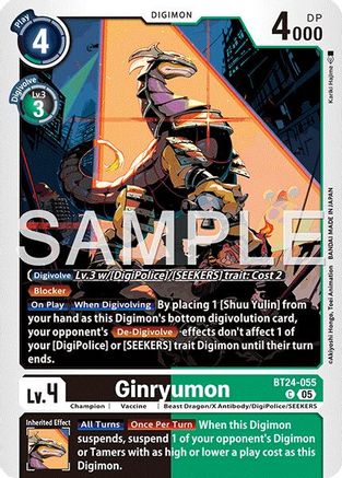 Ginryumon (BT24-055)  Common - Time Stranger