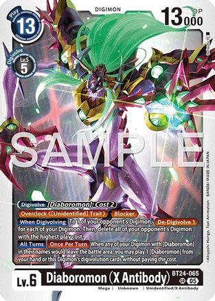 Diaboromon (X Antibody) (BT24-065) Foil Super Rare - Time Stranger