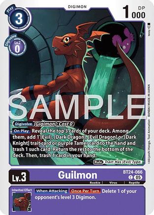 Guilmon (BT24-066)  Common - Time Stranger
