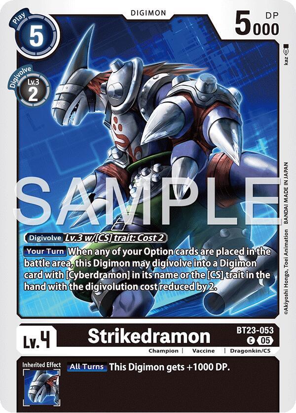 Strikedramon BT23-053 C (Hackers' Slumber) 