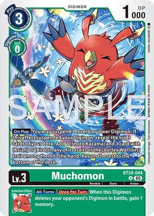 Muchomon (BT24-044)  Uncommon - Time Stranger