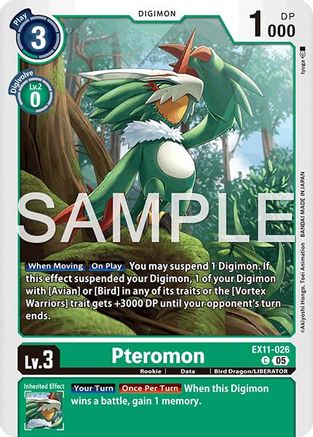 Pteromon (EX11-026)  Common - Dawn of Liberator