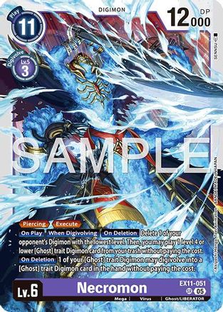 Necromon (EX11-051) Foil Super Rare - Dawn of Liberator