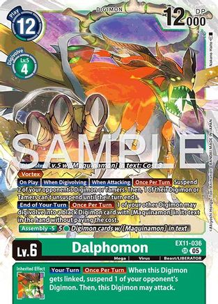 Dalphomon (EX11-036) Foil Super Rare - Dawn of Liberator
