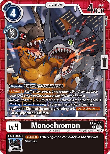 Monochromon EX9-051 U (Versus Monsters) 