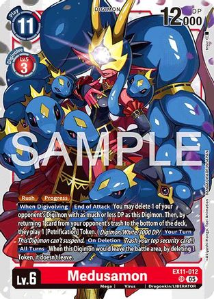 Medusamon (EX11-012) Foil Super Rare - Dawn of Liberator
