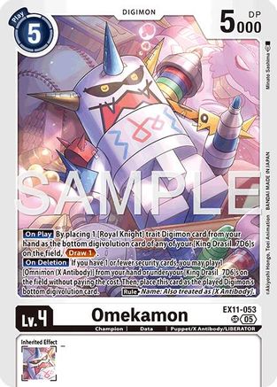 Omekamon (EX11-053) Foil Super Rare - Dawn of Liberator