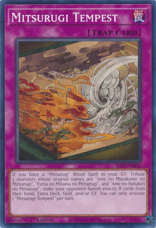 Mitsurugi Tempest ALIN-EN096 (Alliance Insight)  - 1st Edition