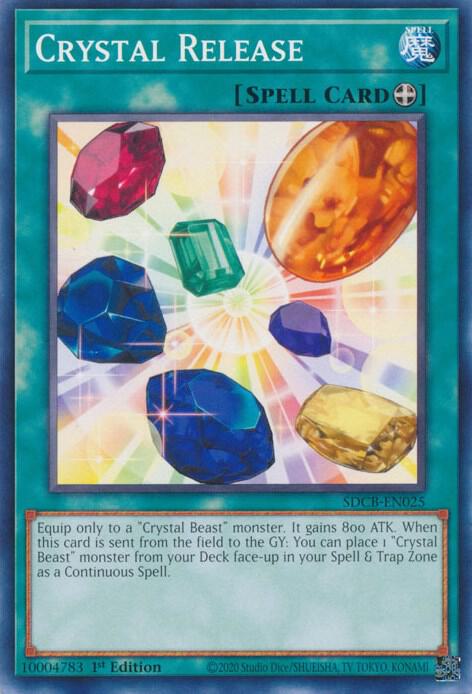 Crystal Release SDCB-EN025 (Structure Deck: Legend of the Crystal Beasts)  - 1st Edition