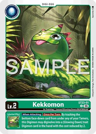 Kekkomon (ST23-01)  Common - Starter Deck 23: Beatbreak
