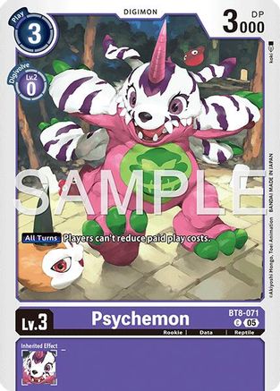 Psychemon (Reprint) (BT8-071) Foil Common - Advanced Booster Digimon Generation
