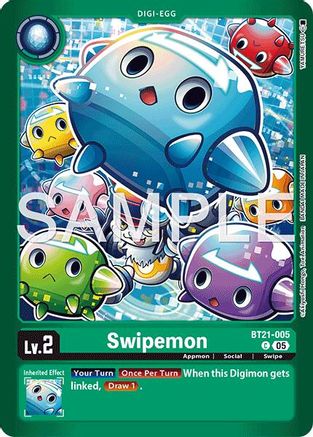 Swipemon (BT21-005) Foil Common - Limited Card Pack -Another Knight-