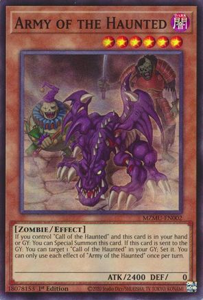 Army of the Haunted (MZMU-EN002) - Super Rare - Maze of Muertos