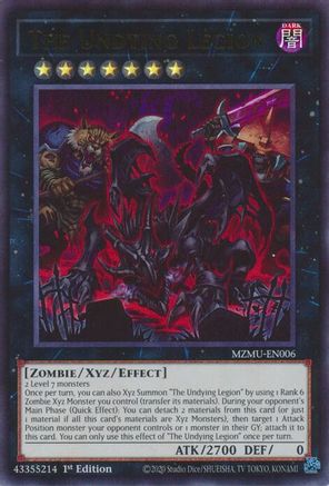 The Undying Legion (MZMU-EN006) - Ultra Rare - 1st Edition - Maze of Muertos