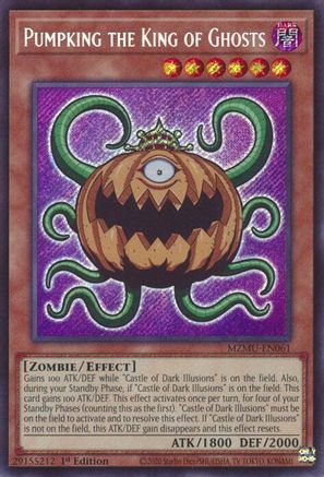 Pumpking the King of Ghosts (MZMU-EN061) - Secret Rare - 1st Edition - Maze of Muertos