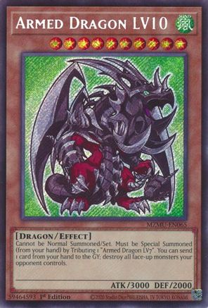 Armed Dragon LV10 (MZMU-EN065) - Secret Rare - 1st Edition - Maze of Muertos