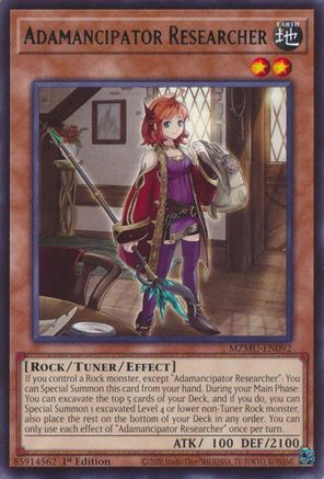 Adamancipator Researcher (MZMU-EN092) - Rare - Maze of Muertos