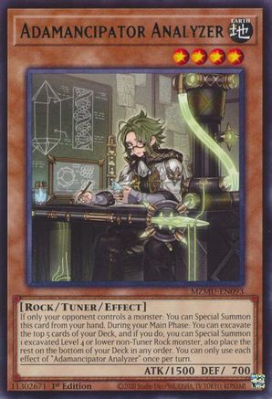 Adamancipator Analyzer (MZMU-EN093) - Rare - Maze of Muertos