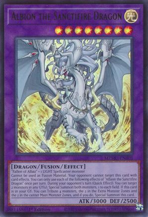 Albion the Sanctifire Dragon (MZMU-EN101) - Ultra Rare - Maze of Muertos