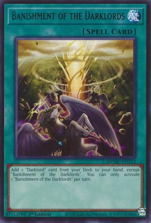 Banishment of the Darklords (MZMU-EN112) - Rare - Maze of Muertos