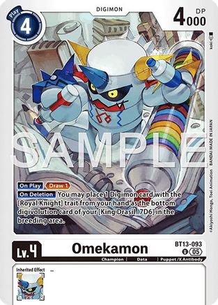 Omekamon - BT13-093 (Reprint) (BT13-093) Foil Uncommon - Advanced Booster Digimon Generation