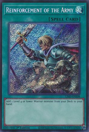 Reinforcement of the Army (Secret Rare) (L26D-ENS08) - Secret Rare - Legendary Modern Decks 2026