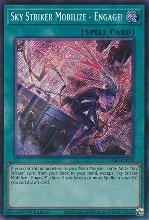 Sky Striker Mobilize - Engage! (Secret Rare) (L26D-ENS10) - Secret Rare - Legendary Modern Decks 2026