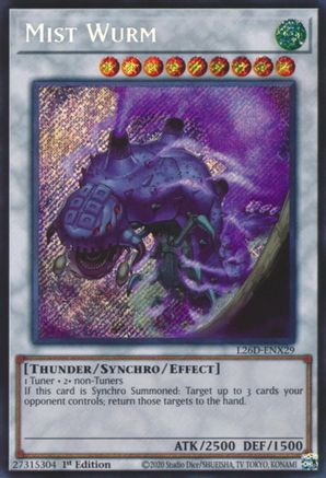 Mist Wurm (Secret Rare) (L26D-ENX29) - Secret Rare - Legendary Modern Decks 2026