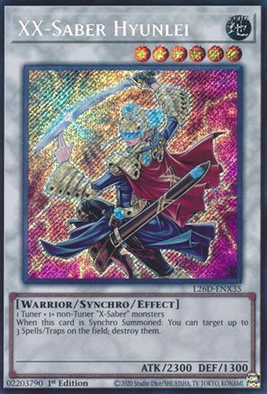 XX-Saber Hyunlei (Secret Rare) (L26D-ENX35) - Secret Rare - Legendary Modern Decks 2026