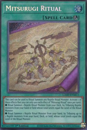 Mitsurugi Ritual (Secret Rare) (L26D-ENM15) - Secret Rare - Legendary Modern Decks 2026