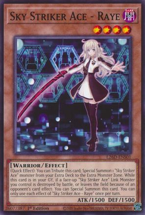 Sky Striker Ace - Raye (L26D-ENS01) - Common - Legendary Modern Decks 2026