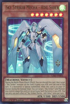 Sky Striker Mecha - Adil Saber (L26D-ENS04) - Ultra Rare - Legendary Modern Decks 2026