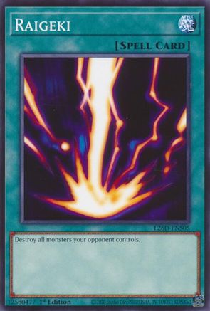 Raigeki (L26D-ENS05) - Common - Legendary Modern Decks 2026