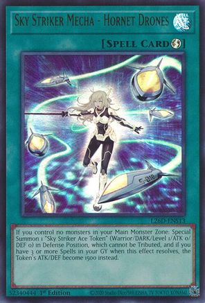 Sky Striker Mecha - Hornet Drones (L26D-ENS13) - Ultra Rare - Legendary Modern Decks 2026