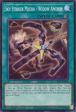 Sky Striker Mecha - Widow Anchor (L26D-ENS14) - Common - Legendary Modern Decks 2026