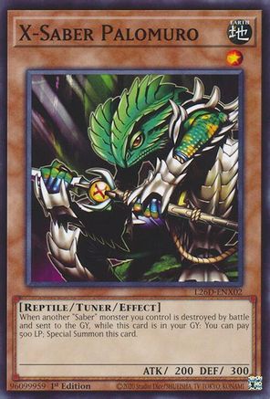 X-Saber Palomuro (L26D-ENX02) - Common - Legendary Modern Decks 2026