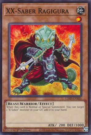 XX-Saber Ragigura (L26D-ENX05) - Common - Legendary Modern Decks 2026