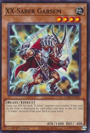 XX-Saber Garsem (L26D-ENX07) - Common - Legendary Modern Decks 2026