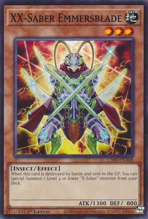XX-Saber Emmersblade (L26D-ENX08) - Common - Legendary Modern Decks 2026