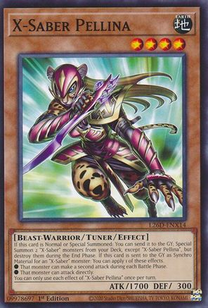 X-Saber Pellina (L26D-ENX14) - Common - Legendary Modern Decks 2026