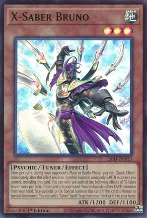 X-Saber Bruno (Ultra Rare) (L26D-ENX15) - Ultra Rare - Legendary Modern Decks 2026