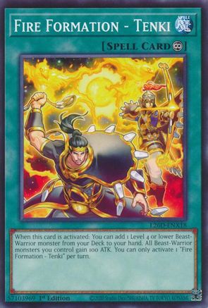 Fire Formation - Tenki (L26D-ENX18) - Common - Legendary Modern Decks 2026